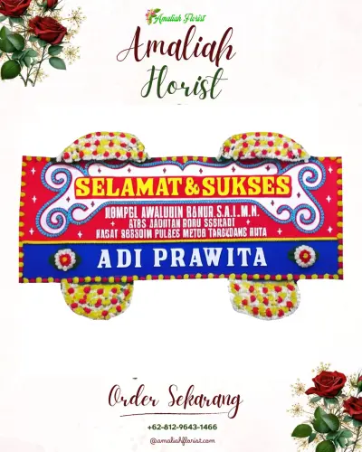 Karangan Bunga Ucapan Selamat di Sokoduwet